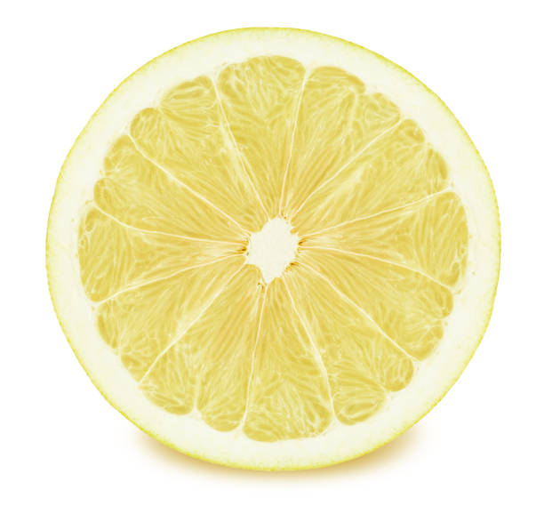 istock Half of pomelo isolated on a white background. 665776468