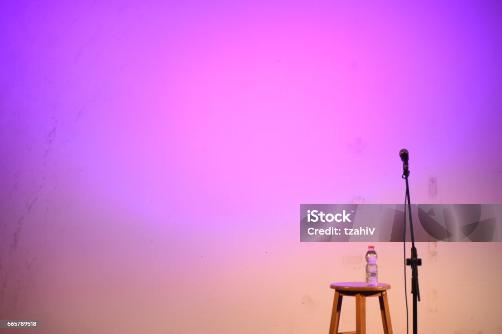 Stand-up comedy stage Comedian Stock Photo