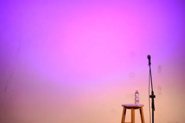 Photo of Stand-up comedy stage