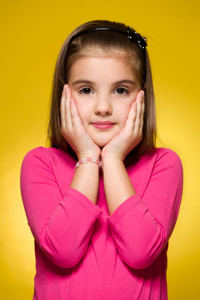 istock Little girl portraits with different expressions 665791328