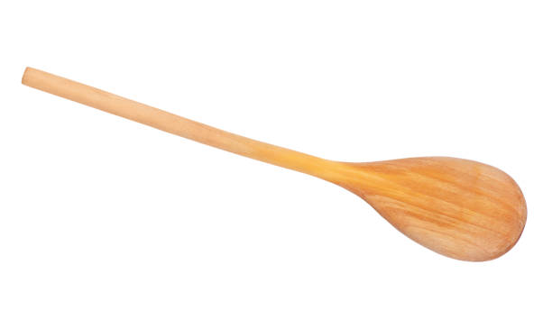 istock Used wooden spatula 665791922