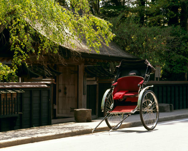 Rickshaw Rickshaw japanese akita stock pictures, royalty-free photos & images