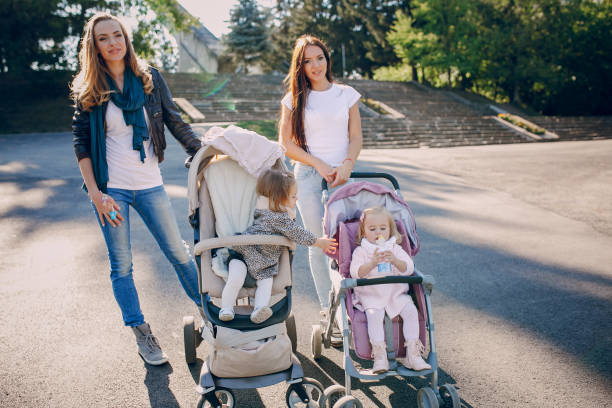 istock Family walk in the park 665820346