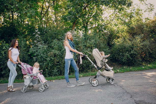 istock Family walk in the park 665831374