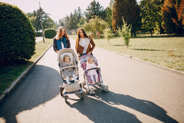 istock Family walk in the park 665831830
