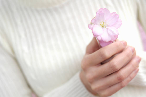 Woman with a flower