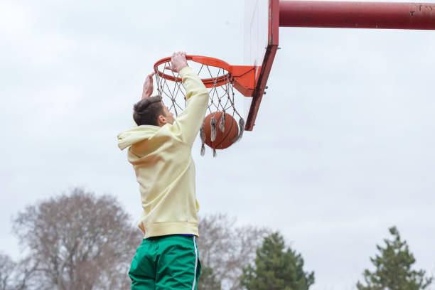 istock basketball player drum basket 665850158