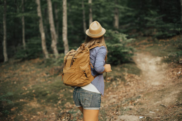 istock Woman hiking in solitude 665863266
