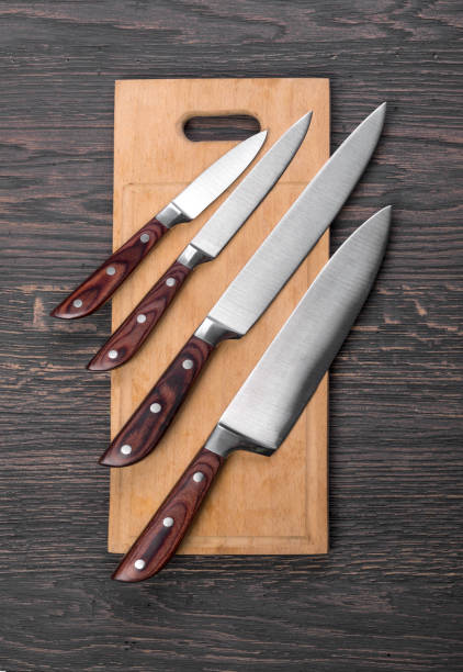 istock Set of kitchen knifes 665867734