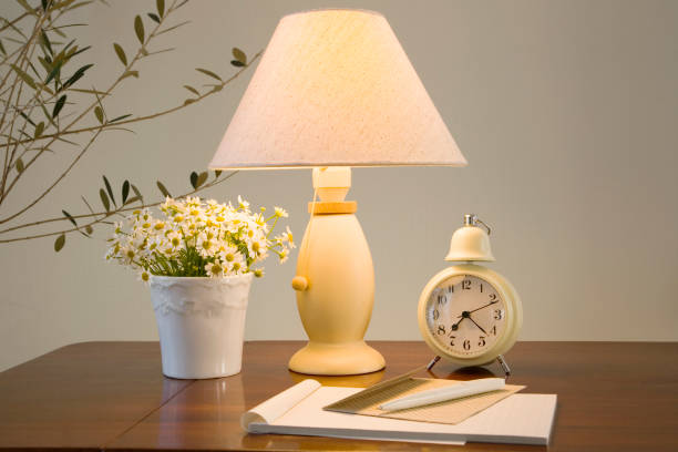istock Desk lamps and desk 665893356