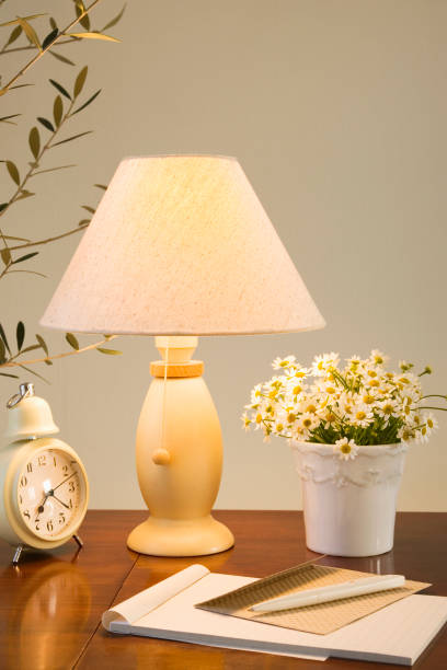 istock Desk lamps and desk 665893364