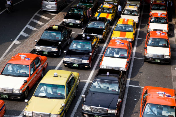 Waiting for a taxi