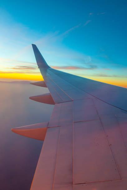 istock wing of aircraft 665906572