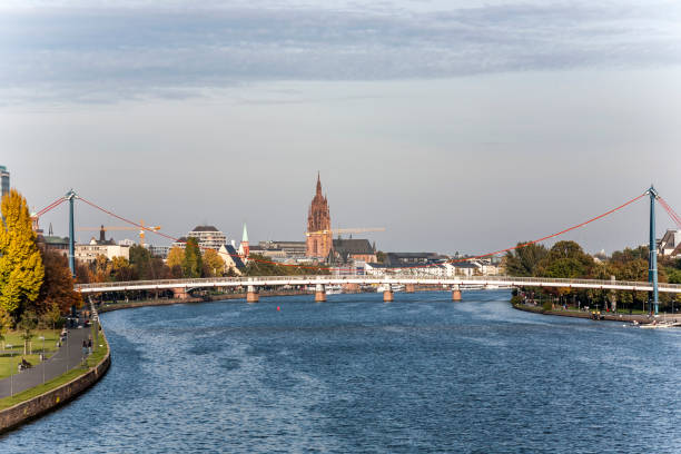 istock view to skyline of Frankfurt with skyscraper 665907016