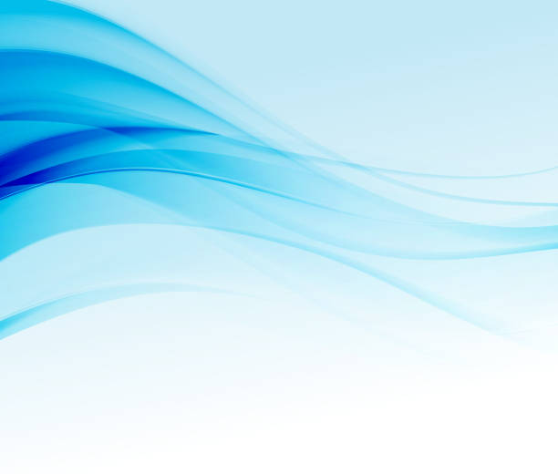 ilustrações de stock, clip art, desenhos animados e ícones de abstract motion wave illustration - swirl backgrounds blue single line