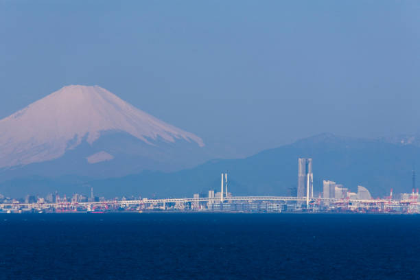 Mt. Fuji and Yokohama
