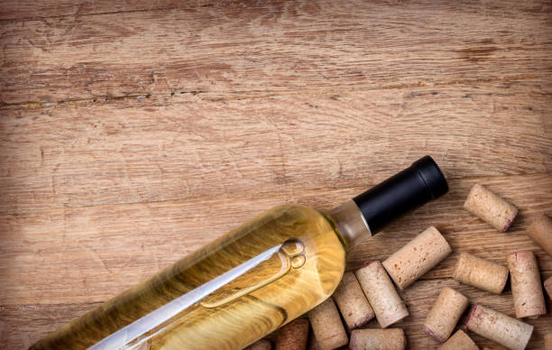 istock Glass bottle of wine 665934840