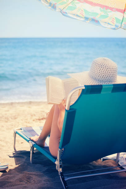 istock Young Woman Relaxing At The Beach 665938908
