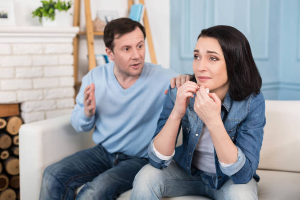 istock Miserable upset woman crying 665954460
