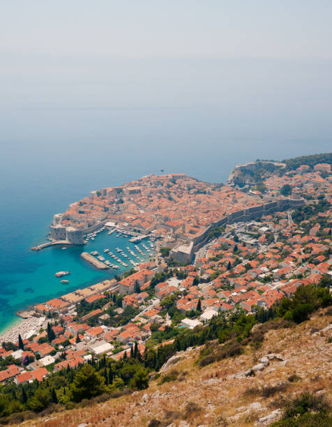 istock Dubrovnik Old Town view from the observation deck 665970302