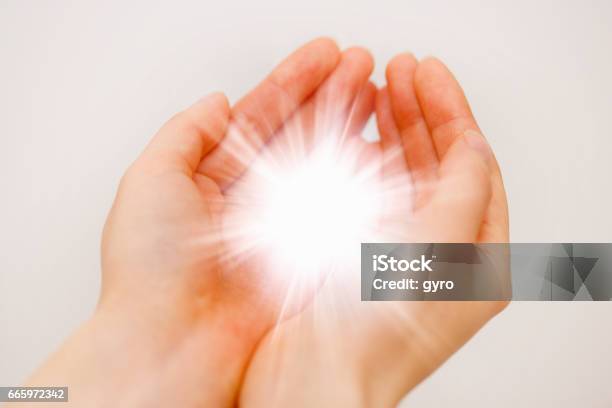 The Image Of The Future Stock Photo - Download Image Now - Adult, Body Part, Crystal