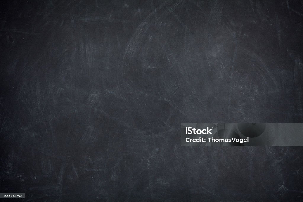 Blackboard Background - Black Textured Chalkboard Photography of a blackboard. Chalkboard - Visual Aid Stock Photo