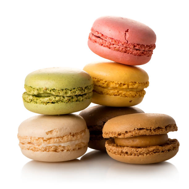 istock Colorful french macarons 665979140