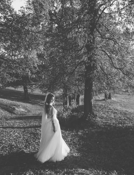 istock Bride dance at the sunset in autumn 665990672