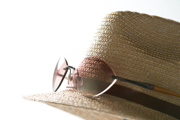 Sunglasses and straw hats