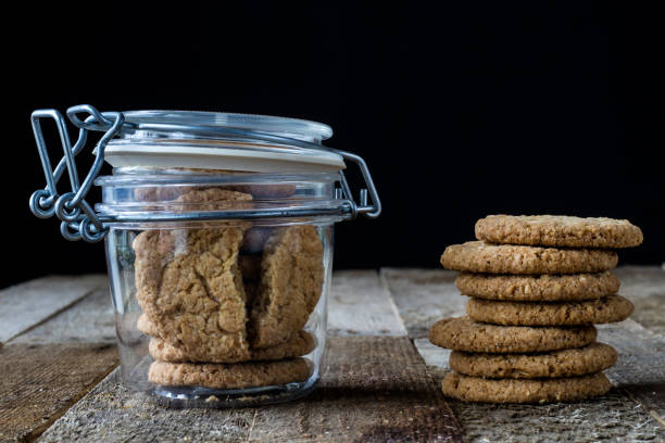 istock Morning dessert on an old wooden table 666040138