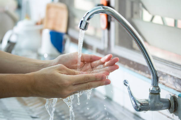 istock Hygiene. Cleaning Hands. Washing hands 666041134
