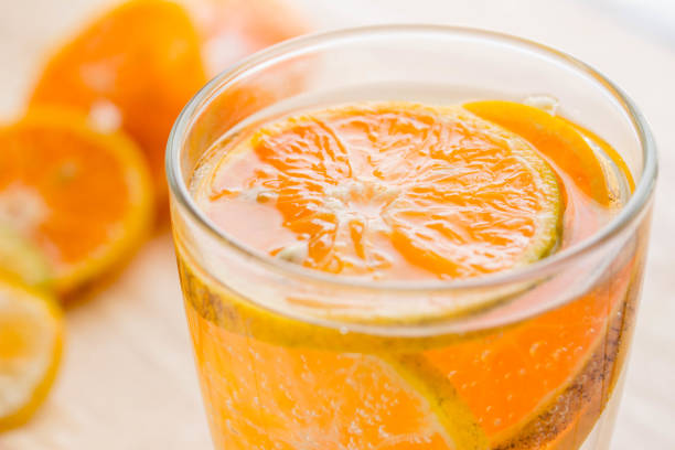 istock Healthy Orange Juice with soda 666044026