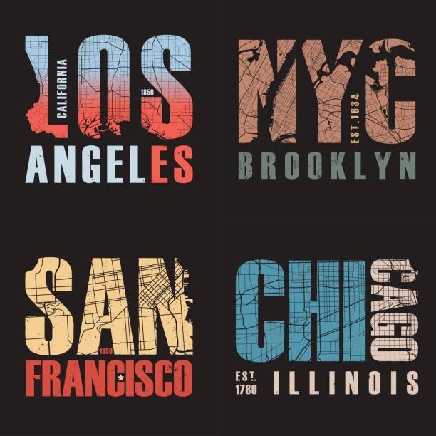 Chicago worldwide vintage fashion t-shirt design Vector Image