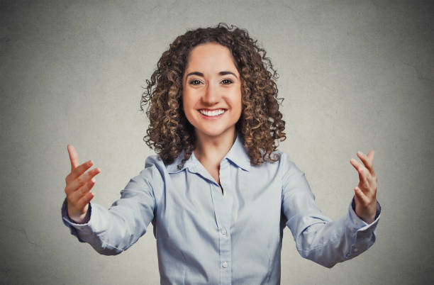 Happy smiling young woman
