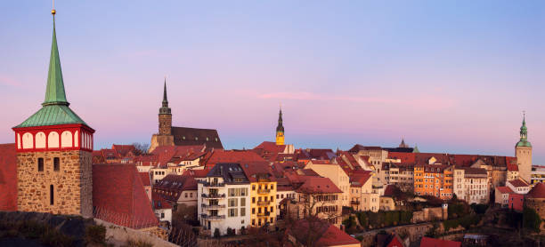istock Panorama of Bautzen at sunset 666072280