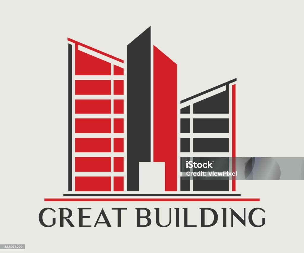 Real Estate Building Construction And Architecture Vector Design Stock ...