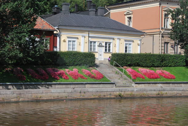 istock Aura river in Turku, Finland 666076192