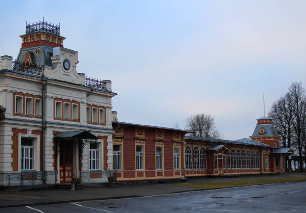 istock Haapsalu train station in Estonia 666079204
