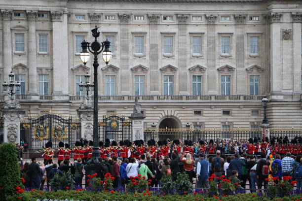버킹엄 궁전 런던, 영국 - prince philip 뉴스 사진 이미지