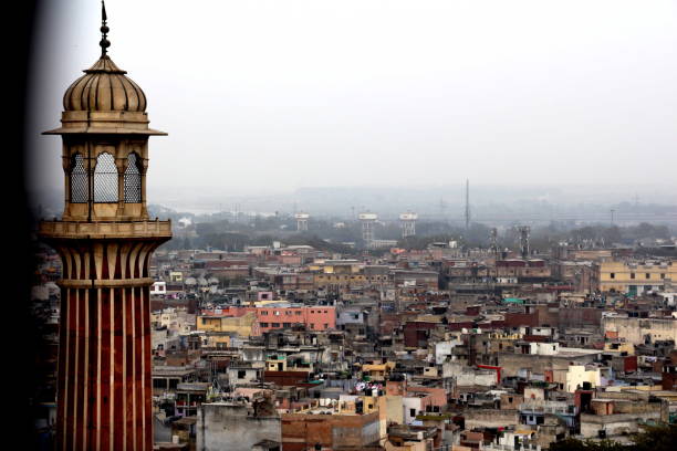 istock Old Delhi skyline, India, Asia 666085176