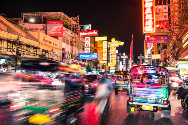 istock Bangkok Chinatown Traffic at night 666088470