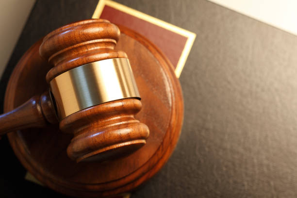istock Gavel Resting On Top Of Law Book 666091476