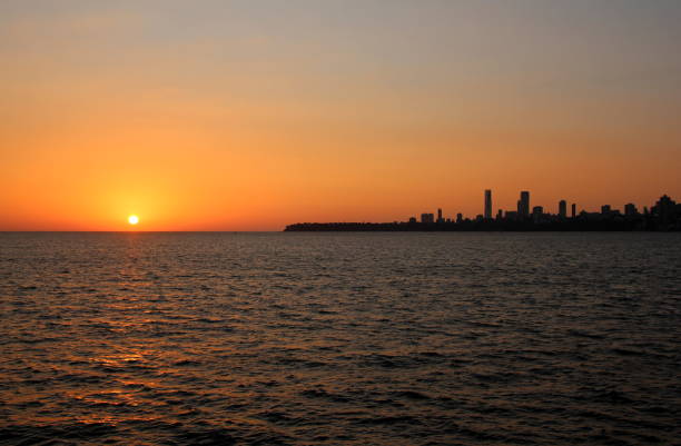 istock Mumbai skyline, india, Asia 666094776