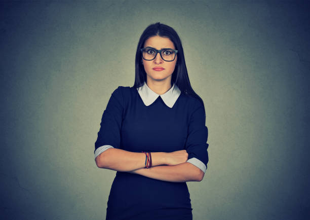 istock Displeased pissed off angry grumpy pessimistic woman 666119930