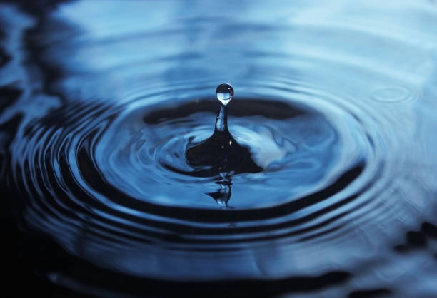 istock Beautiful splash of water drop on water surface 666125436
