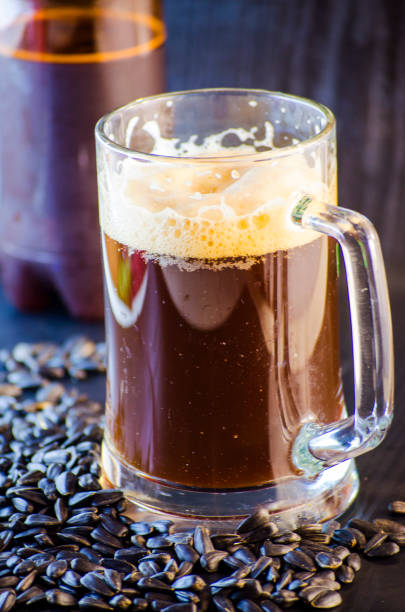 istock Beer and sunflower seeds 666146832