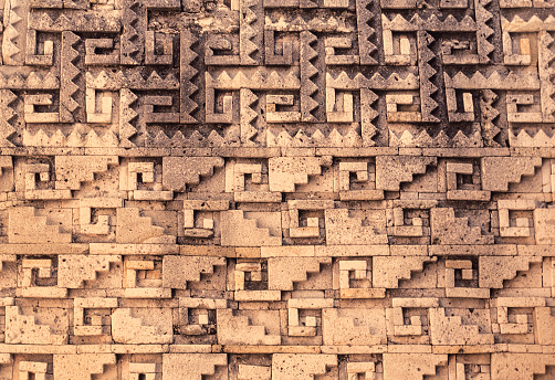 This wall detail is found in Mitla, Oaxaca