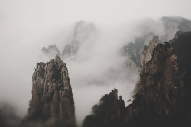 istock True tilt shift shooting of morning mountains 666153060