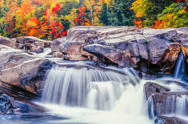 Photo of Swift river in Autumn White Mountains, New Hampshire