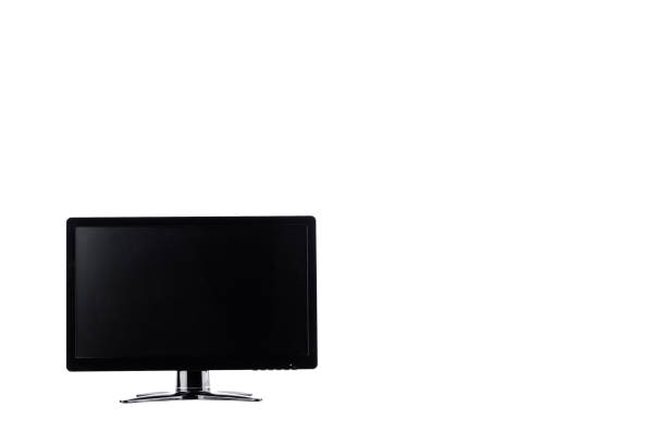 istock LED monitor computer display on white background  hardware  desktop technology isolated 666159144